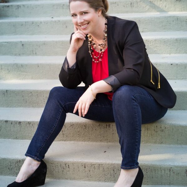 on-steps-hand-on-chin on-steps-hand-on-chin